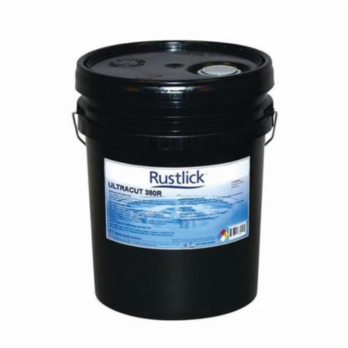 Rustlick™ 76005 ULTRACUT® 380R Heavy Duty Ultra Long Lasting Semi Synthetic Coolant, 5 gal Pail, Characteristic, Liquid, Translucent Blue